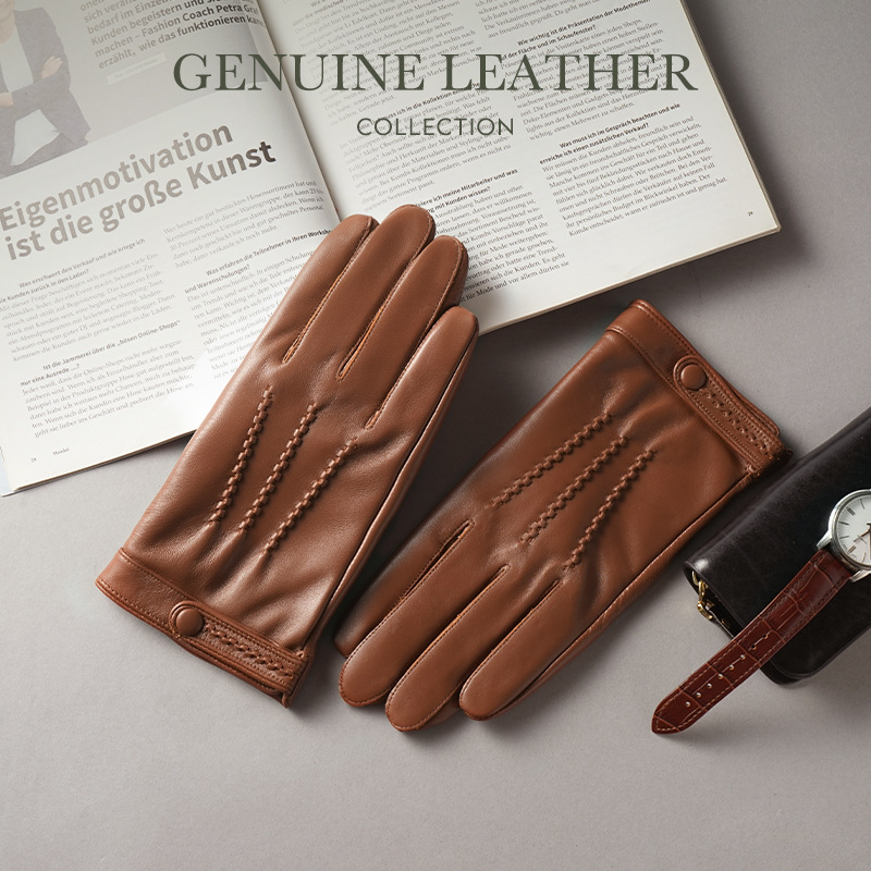 Men's Top Layer Sheepskin Genu - Leather Driving Glove review and price