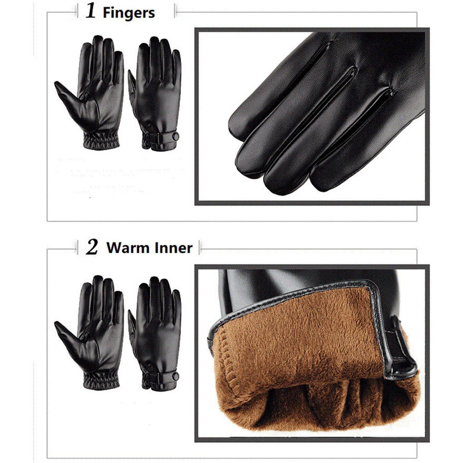 Men Winter Gloves Driving Runn - Leather Driving Glove review and price