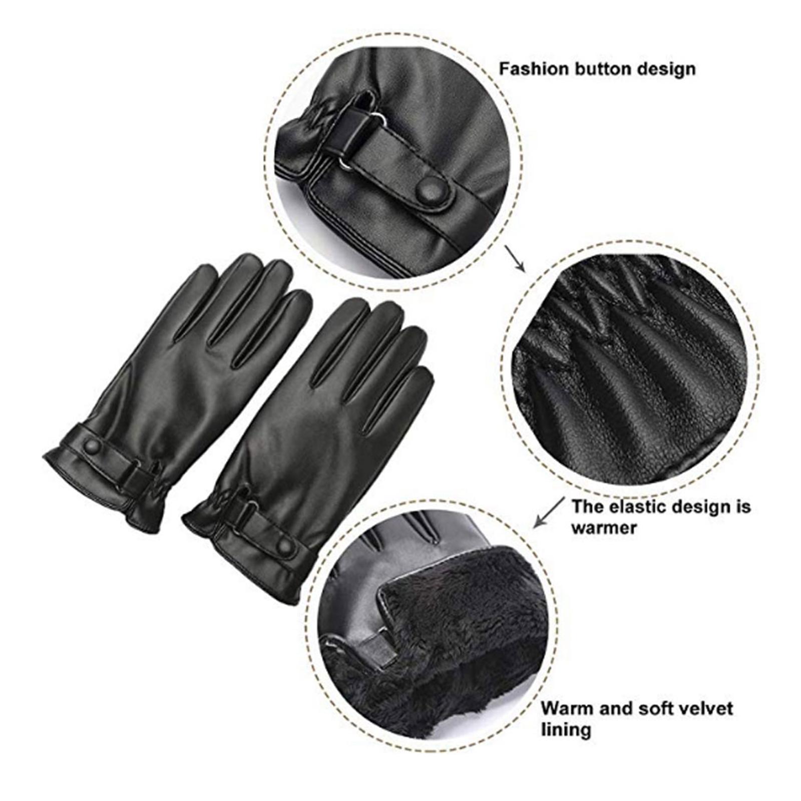 Men Winter Gloves Driving Runn - Leather Driving Glove review and price